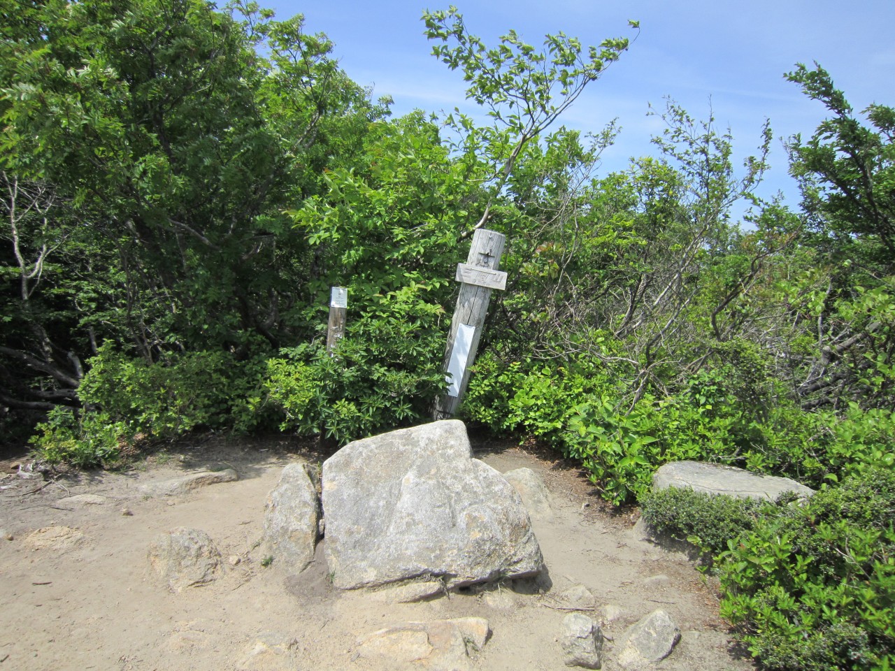 三国山山頂
