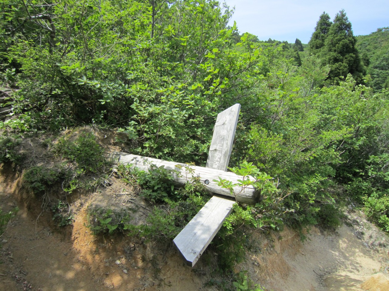 三国山分岐点
